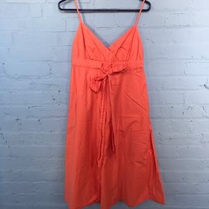 J. Crew coral dress, size 4.